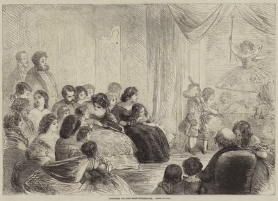 Christmas Drawing-Room Theatricals by Hablot Knight Browne